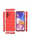 Mey İthalat®  Samsung Galaxy A23 4G Kılıf Optimum Silikon - Kırmızı