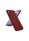Mey İthalat®  Samsung Galaxy A24 4G Kılıf First Silikon - Bordo