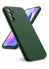 Mey İthalat®  Samsung Galaxy A24 4G Kılıf First Silikon - Koyu Yeşil