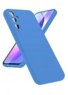 Mey İthalat®  Samsung Galaxy A24 4G Kılıf First Silikon - Mavi