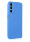 Mey İthalat®  Samsung Galaxy A24 4G Kılıf First Silikon - Mavi