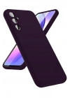 Mey İthalat®  Samsung Galaxy A24 4G Kılıf First Silikon - Mor