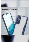 Mey İthalat®  Samsung Galaxy A24 4G Kılıf Platin Silikon - Kırmızı