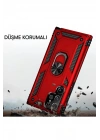 Mey İthalat®  Samsung Galaxy A24 4G Kılıf Sofya Yüzüklü Silikon Kapak - Rose