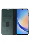 Mey İthalat®  Samsung Galaxy A24 4G Kılıf Trend S Plus Kapaklı Kılıf - Yeşil