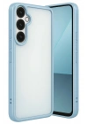 Mey İthalat®  Samsung Galaxy A24 4G Prime Kılıf  Lensli Silikon - Açık Mavi