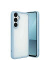 Mey İthalat®  Samsung Galaxy A24 4G Prime Kılıf  Lensli Silikon - Açık Mavi