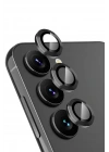 Mey İthalat®  Samsung Galaxy A24 4G Valdez Metal Kamera Lens - Siyah