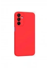 Mey İthalat®  Samsung Galaxy A25 5G Kılıf First Silikon - Kırmızı