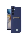Mey İthalat®  Samsung Galaxy A25 5G Kılıf Kelvin Kartvizitli Silikon - Lacivert