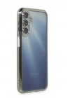 Mey İthalat®  Samsung Galaxy A25 5G Kılıf  Lensli Silikon - Gümüş