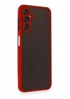 Mey İthalat®  Samsung Galaxy A25 5G Kılıf Montreal Silikon Kapak - Kırmızı