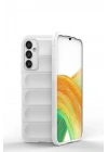 Mey İthalat®  Samsung Galaxy A25 5G Kılıf Optimum Silikon - Krem