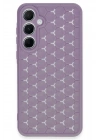 Mey İthalat®  Samsung Galaxy A25 5G Kılıf Petek Silikon Kapak - Lila
