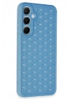 Mey İthalat®  Samsung Galaxy A25 5G Kılıf Petek Silikon Kapak - Mavi