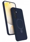 Mey İthalat®  Samsung Galaxy A25 5G Regal Magsafe Standlı Kapak - Lacivert