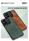 Mey İthalat®  Samsung Galaxy A26 Kılıf Aras Deri Kapak - Siyah
