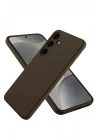 Mey İthalat®  Samsung Galaxy A26 Kılıf First Silikon - Kahverengi