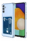 Mey İthalat®  Samsung Galaxy A26 Kılıf Kart Şeffaf Silikon - Şeffaf
