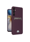 Mey İthalat®  Samsung Galaxy A26 Kılıf Kelvin Kartvizitli Silikon - Derin Mor