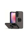 Mey İthalat®  Samsung Galaxy A26 Kılıf Montreal Yüzüklü Silikon Kapak - Siyah