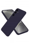 Mey İthalat®  Samsung Galaxy A26 Kılıf Nano içi Kadife Silikon - Lacivert