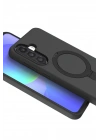 Mey İthalat®  Samsung Galaxy A26 Regal Magsafe Standlı Kapak - Siyah
