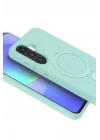 Mey İthalat®  Samsung Galaxy A26 Regal Magsafe Standlı Kapak - Su Yeşili