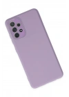 Mey İthalat®  Samsung Galaxy A33 5G Kılıf Lansman Glass Kapak - Lila