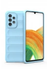 Mey İthalat®  Samsung Galaxy A33 5G Kılıf Optimum Silikon - Sky Blue