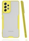 Mey İthalat®  Samsung Galaxy A33 5G Kılıf Platin Silikon - Sarı