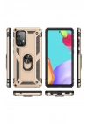 Mey İthalat®  Samsung Galaxy A33 5G Kılıf Sofya Yüzüklü Silikon Kapak - Gold