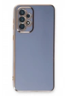 Mey İthalat®  Samsung Galaxy A33 5G Kılıf Volet Silikon - Mavi