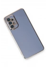Mey İthalat®  Samsung Galaxy A33 5G Kılıf Volet Silikon - Mavi