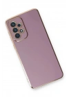 Mey İthalat®  Samsung Galaxy A33 5G Kılıf Volet Silikon - Mor