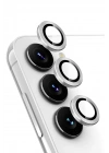 Mey İthalat®  Samsung Galaxy A34 5G Valdez Metal Kamera Lens - Gümüş