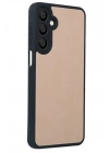 Mey İthalat®  Samsung Galaxy A35 5G Kılıf Aras Deri Kapak - Pudra