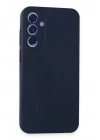 Mey İthalat®  Samsung Galaxy A35 5G Kılıf First Silikon - Lacivert