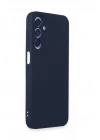 Mey İthalat®  Samsung Galaxy A35 5G Kılıf First Silikon - Lacivert