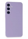 Mey İthalat®  Samsung Galaxy A35 5G Kılıf Nano içi Kadife Silikon - Lila