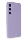 Mey İthalat®  Samsung Galaxy A35 5G Kılıf Nano içi Kadife Silikon - Lila