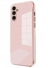 Mey İthalat®  Samsung Galaxy A35 5G Kılıf Volet Silikon - Pembe