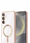 Mey İthalat®  Samsung Galaxy A35 5G Kross Magneticsafe Kapak - Rose