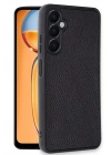 Mey İthalat®  Samsung Galaxy A36 Kılıf Aras Deri Kapak - Siyah