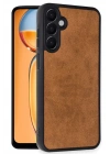 Mey İthalat®  Samsung Galaxy A36 Kılıf Aras Deri Kapak - Taba