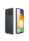 Mey İthalat®  Samsung Galaxy A36 Kılıf Auto Focus Karbon Kapak - Siyah