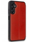 Mey İthalat®  Samsung Galaxy A36 Kılıf Flip Cover - Kırmızı