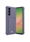 Mey İthalat®  Samsung Galaxy A36 Kılıf Kelvin Kartvizitli Silikon - Lila