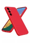 Mey İthalat®  Samsung Galaxy A36 Kılıf Nano içi Kadife Silikon - Kırmızı