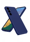 Mey İthalat®  Samsung Galaxy A36 Kılıf Nano içi Kadife Silikon - Lacivert